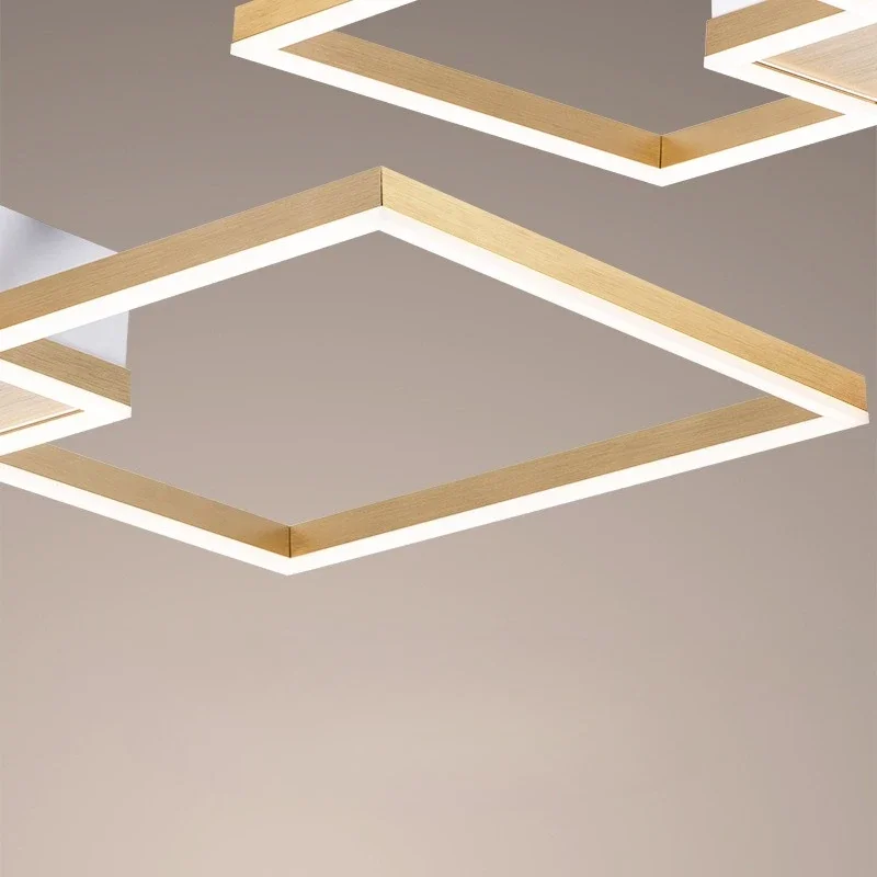 

Bedroom ceiling light, modern simple square study living room main light