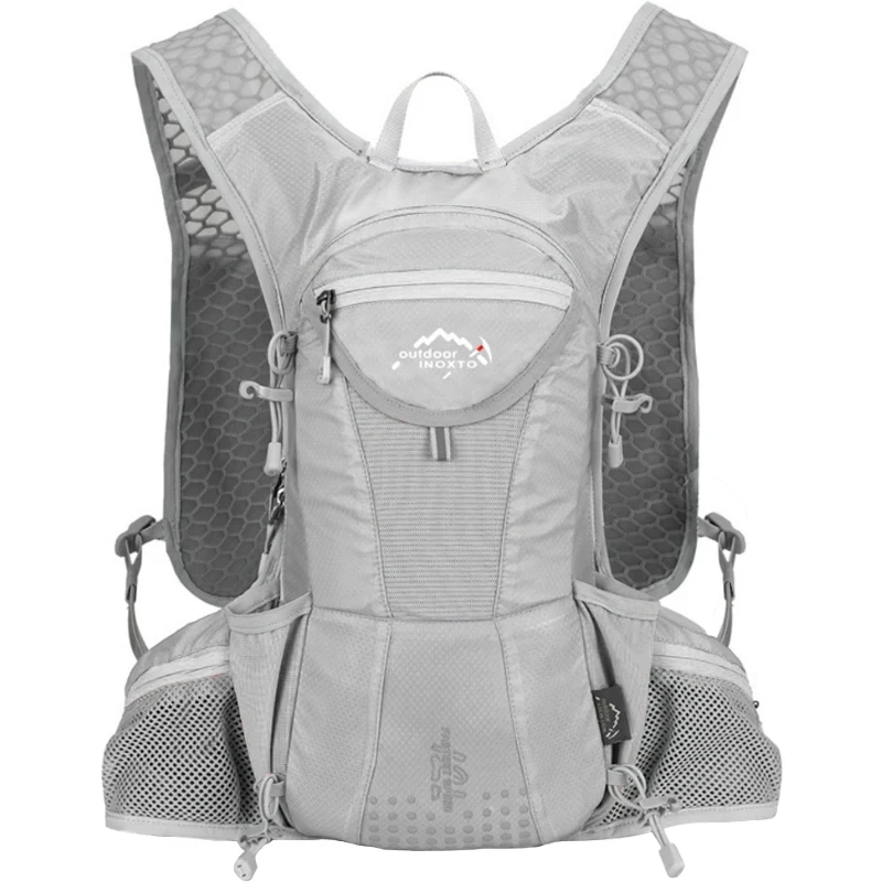 Running Bag Vest Backpack Sport Cycling Camping Bag Storage Hydration Vest Backpack UltraLight Hiking Bike Ride Pack Bladder