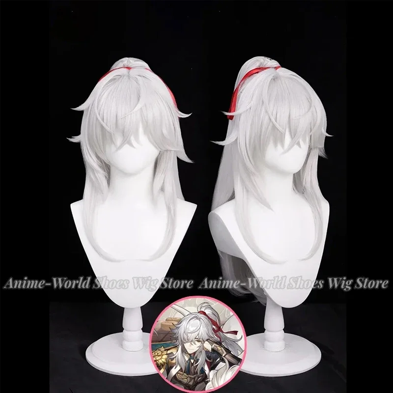 Honkai: Star Rail Jing Yuan Cosplay Stiefel Schwarze Schuhe Nach Maß Jede Größe für Jungen und Mädchen Perücke