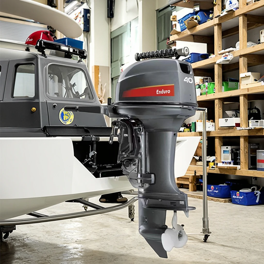 محرك ياماها 40 حصان خارجي محرك ثنائي الأشواط نفس موديل محركات القوارب للبيع #2