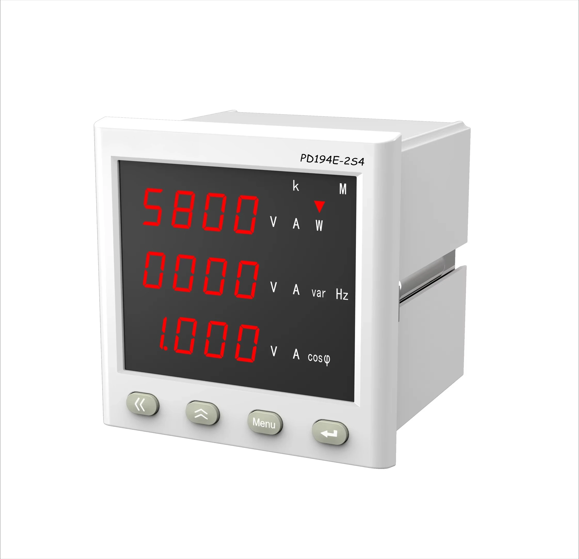 PD194E-2S4 120 * 120mm 3-phase AC digital bidirectional energy power meter rs485