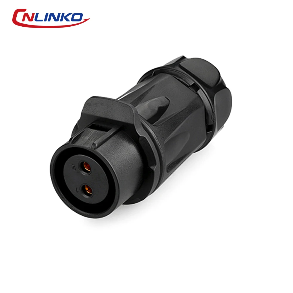 CNLINKO LP20 IP68 PBT Circular Inline Connector Male/Female Docking Set Waterproof Heavy Duty for Industrial Marine Outdoor Gear