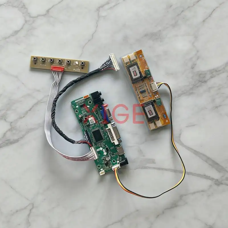 

Screen Drive Controller Board Fit MT190AW01 MT190AW02 TMS190WX1 M190A1 30 Pin LVDS 4-CCFL 1440*900 VGA DVI HDMI 1440x900 Kit DIY