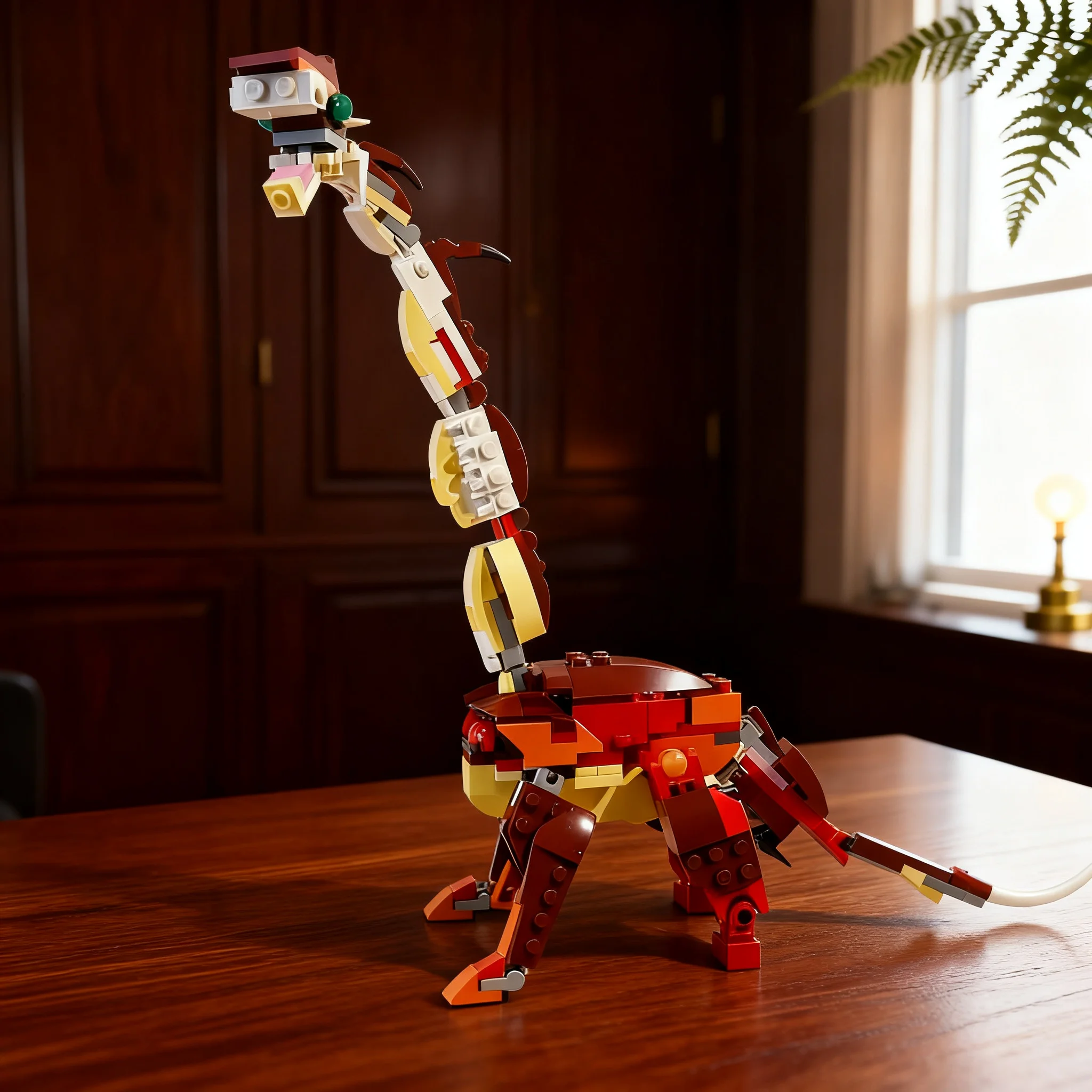 275pcs MOC Battle Brachiosaurus Creator 3 1 Model Building Blocks Architecture Education Kids Idea DIY Brick Christmas Gifts Toy