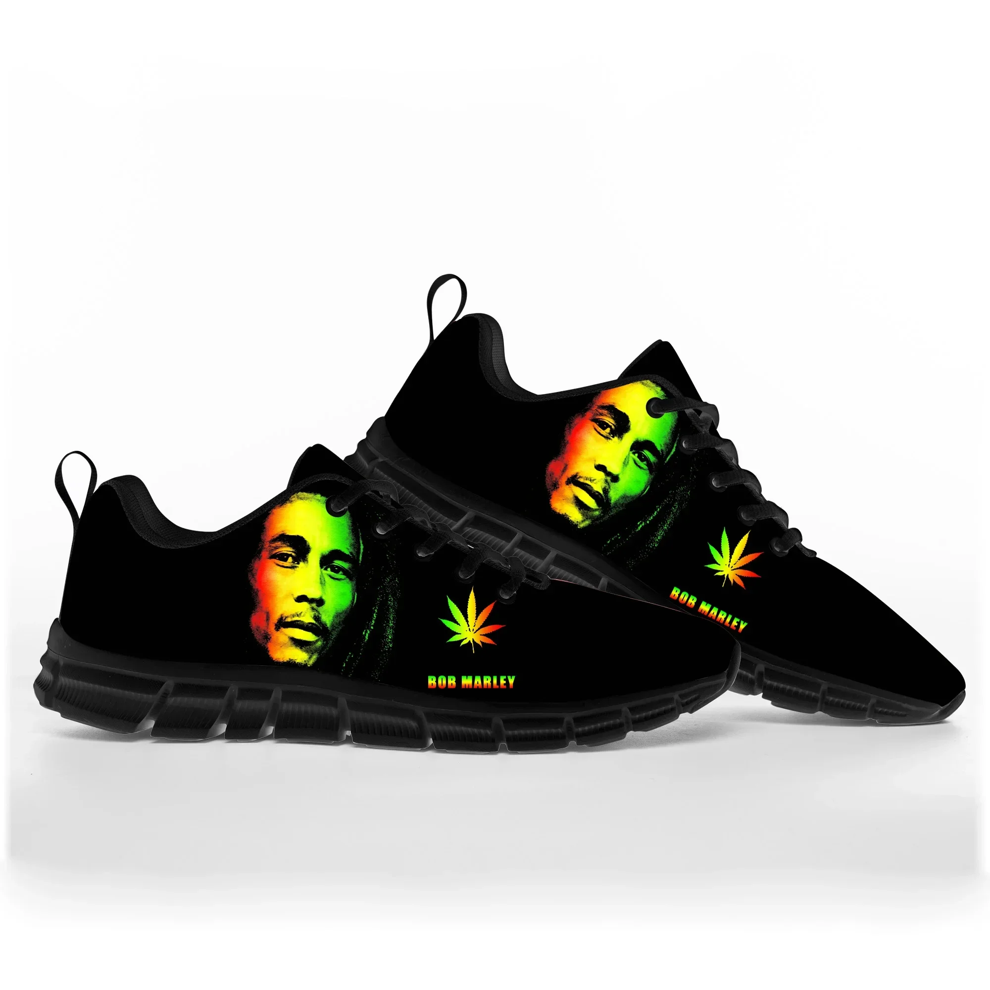 Bob Marley Reggae Rasta Music Singer scarpe sportive uomo donna adolescente Sneakers Casual coppia personalizzata scarpe da coppia di alta qualità