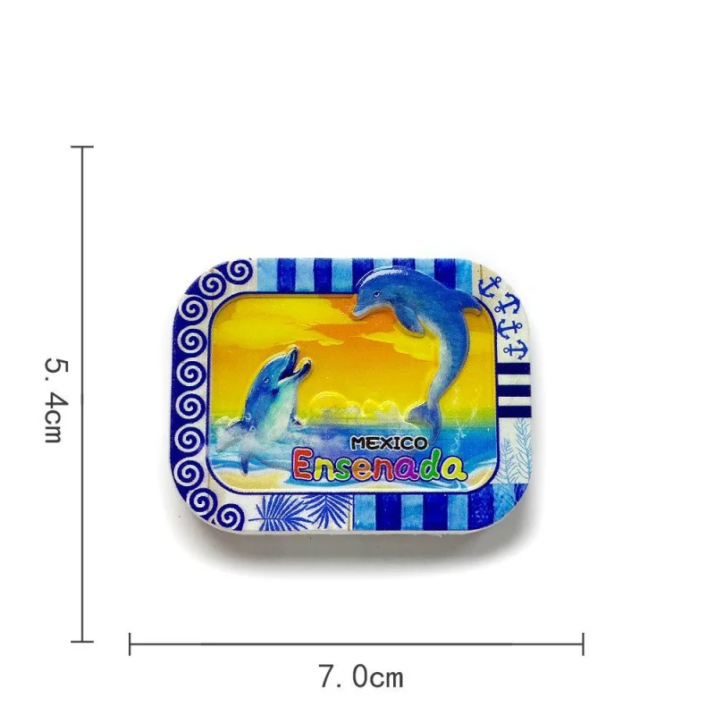 

Mexico Refrigerator Magnet3dCreative Ensenada Magnetic Stickers Cultural and Creative Decorations Souvenirs
