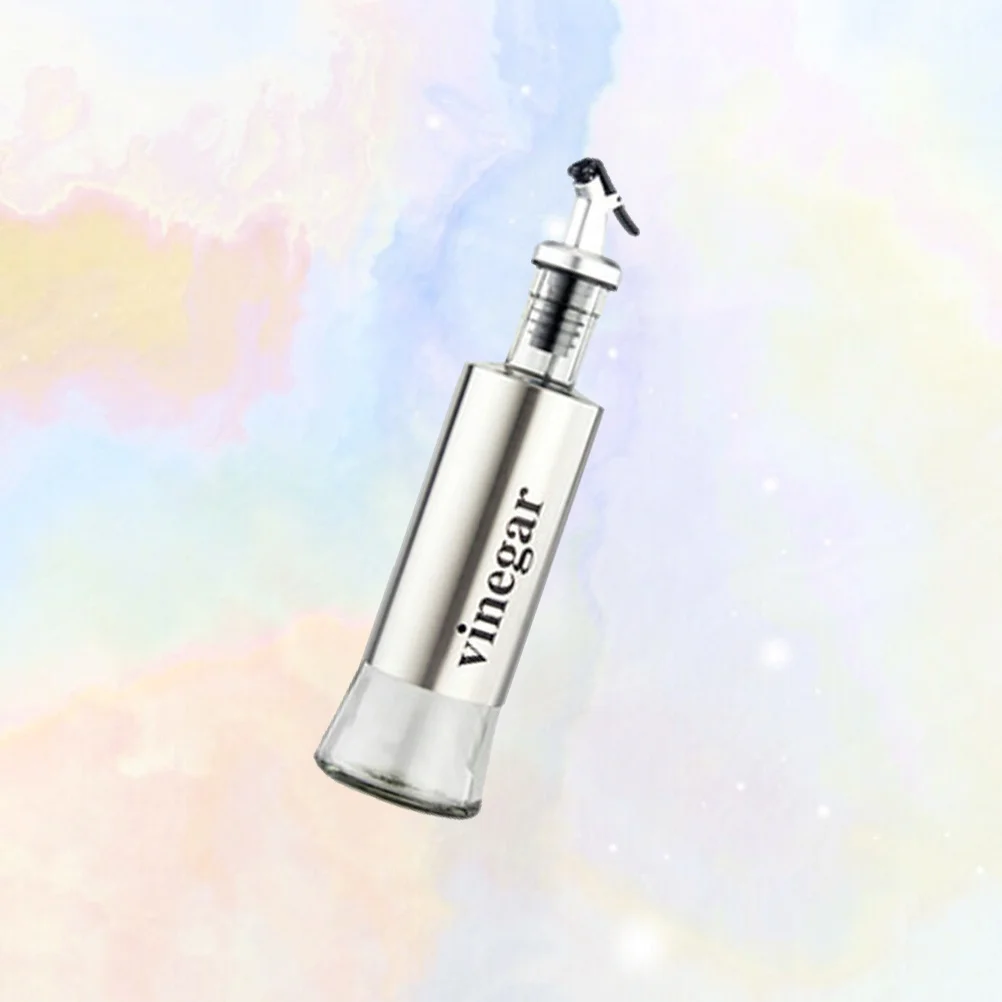 

Vinegar Dispenser Bottle Stainless Steel Spray Seasoning Jar Earth Tones Household Can