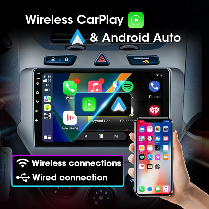 Android 13 Für Chevrolet Cobalt 2011 - 2021 Multimedia Player Navigation GPS Qualcomm 6125 Autoradio Stereo Audio DVD Kopf einheit