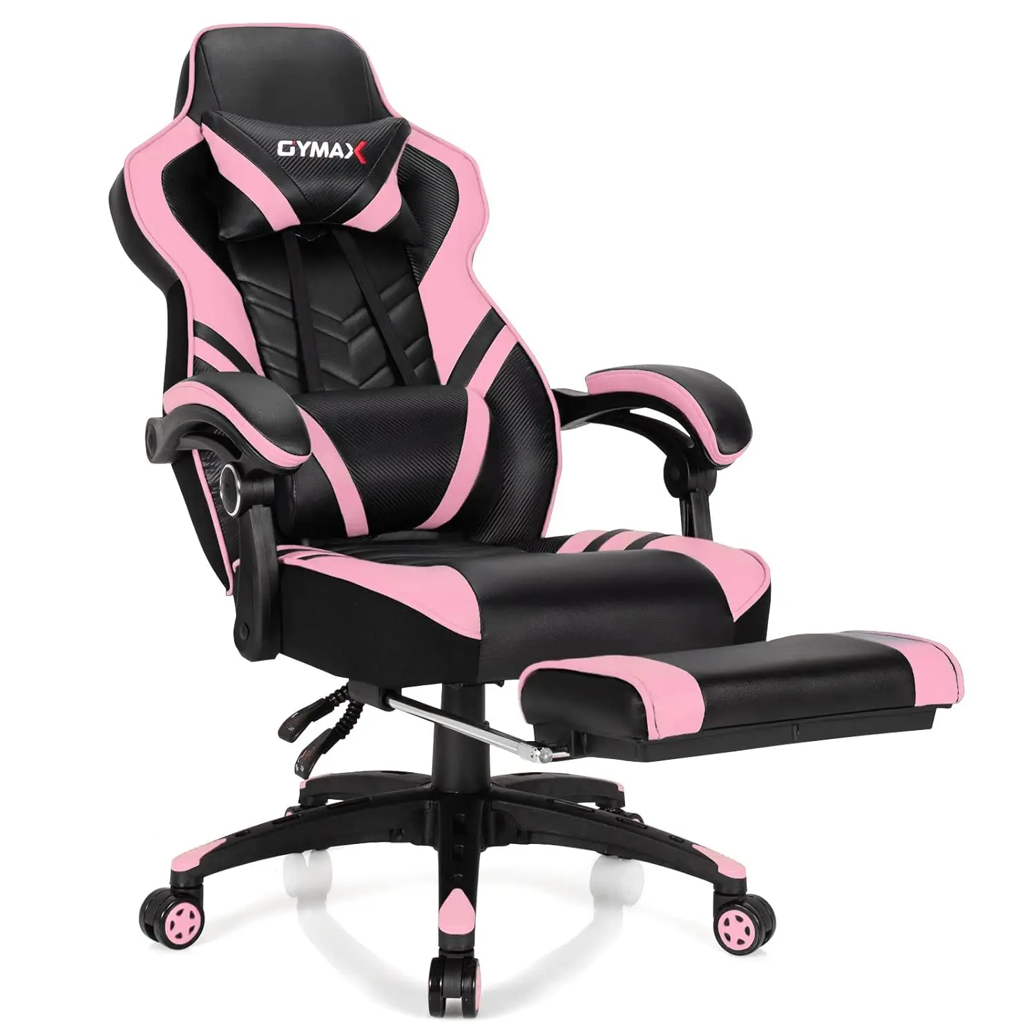 #Gaming Chair, Ergonomic Computer Chair with Footrest, Linkage Armrests & Lumbar Cushion, Big Wide High Back Video, Customized