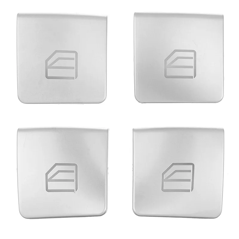Auto-Fensterheber-Knopfabdeckung Aufkleber Schalterblenden-Styling für Mercedes Benz A B C Klasse W204 W212 GLA GLK CLA GL ML GLE – Detail 5