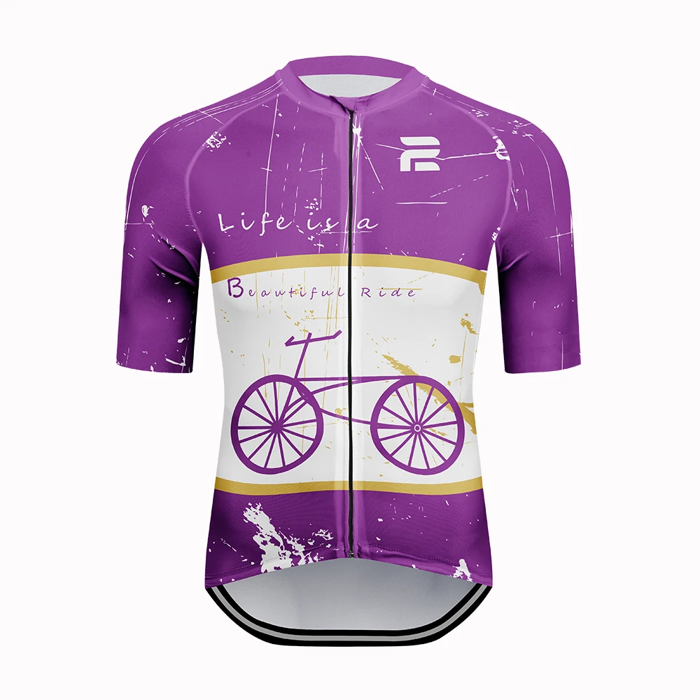 

Runchia Men Summer Short Sleeve Cycling Jersey Shirts MTB Maillot Ropa Ciclismo Bicycle Wear Breathable Cycling Clothing