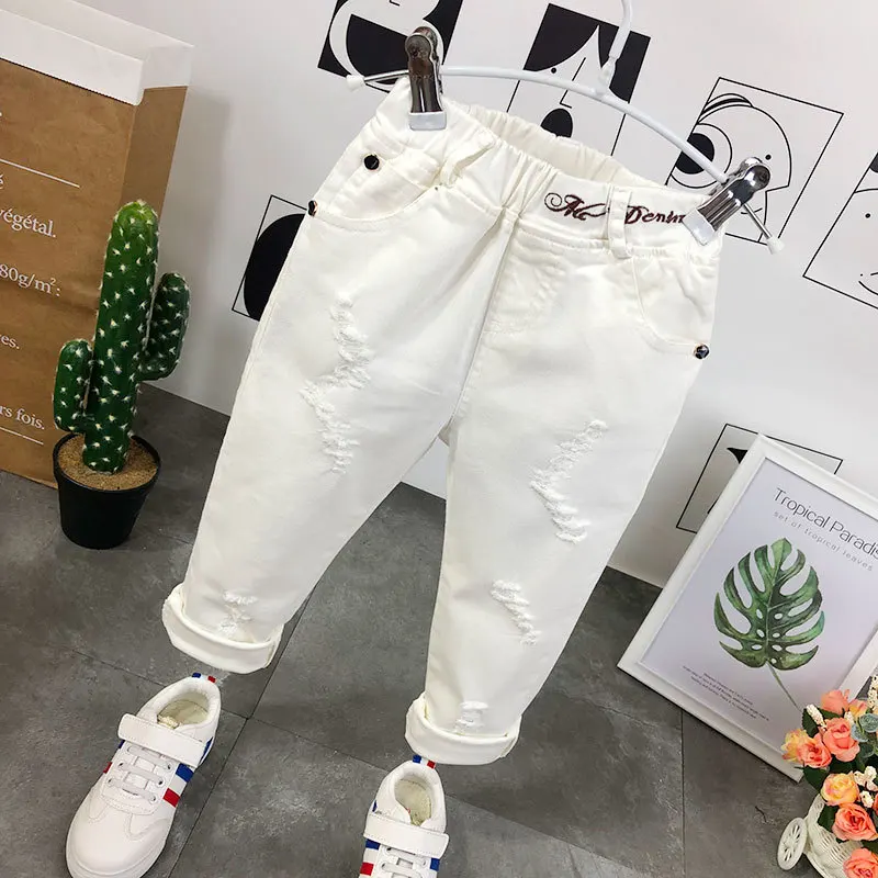 

Kid Boys Trousers Spring Summer Autumn Elastic Skinny Pants Boys Pants Pockets Casual Exterior Children Boys Pants 2-6 Years