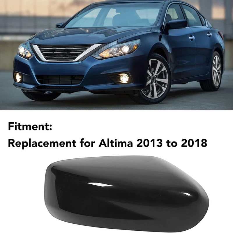 Car Rear View Mirrors Cover For Toyota Nissan Altima 2013-2018 Side Wing Mirrors Shell Reflective Mirror Housing Parts