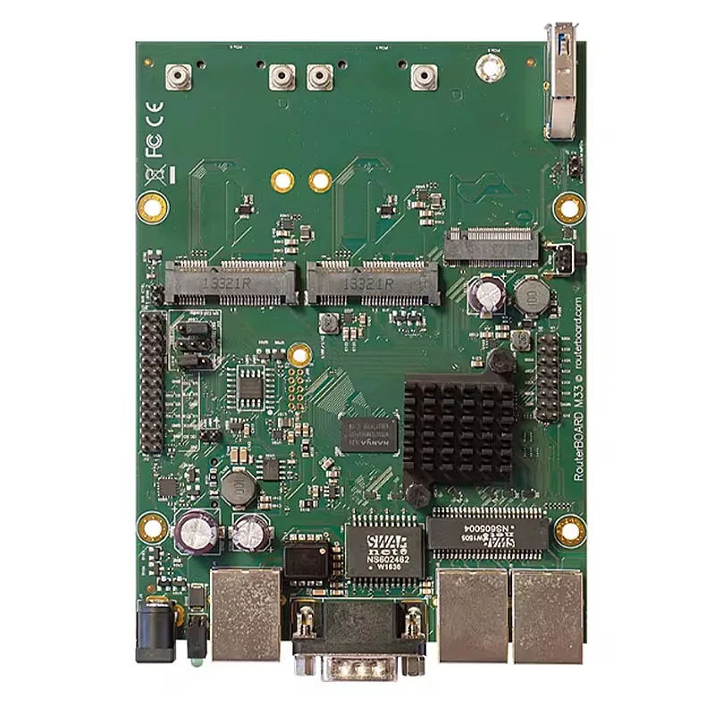 MikroTik RBM33G card routing motherboard can add 4G module wifi module mobile phone card slot