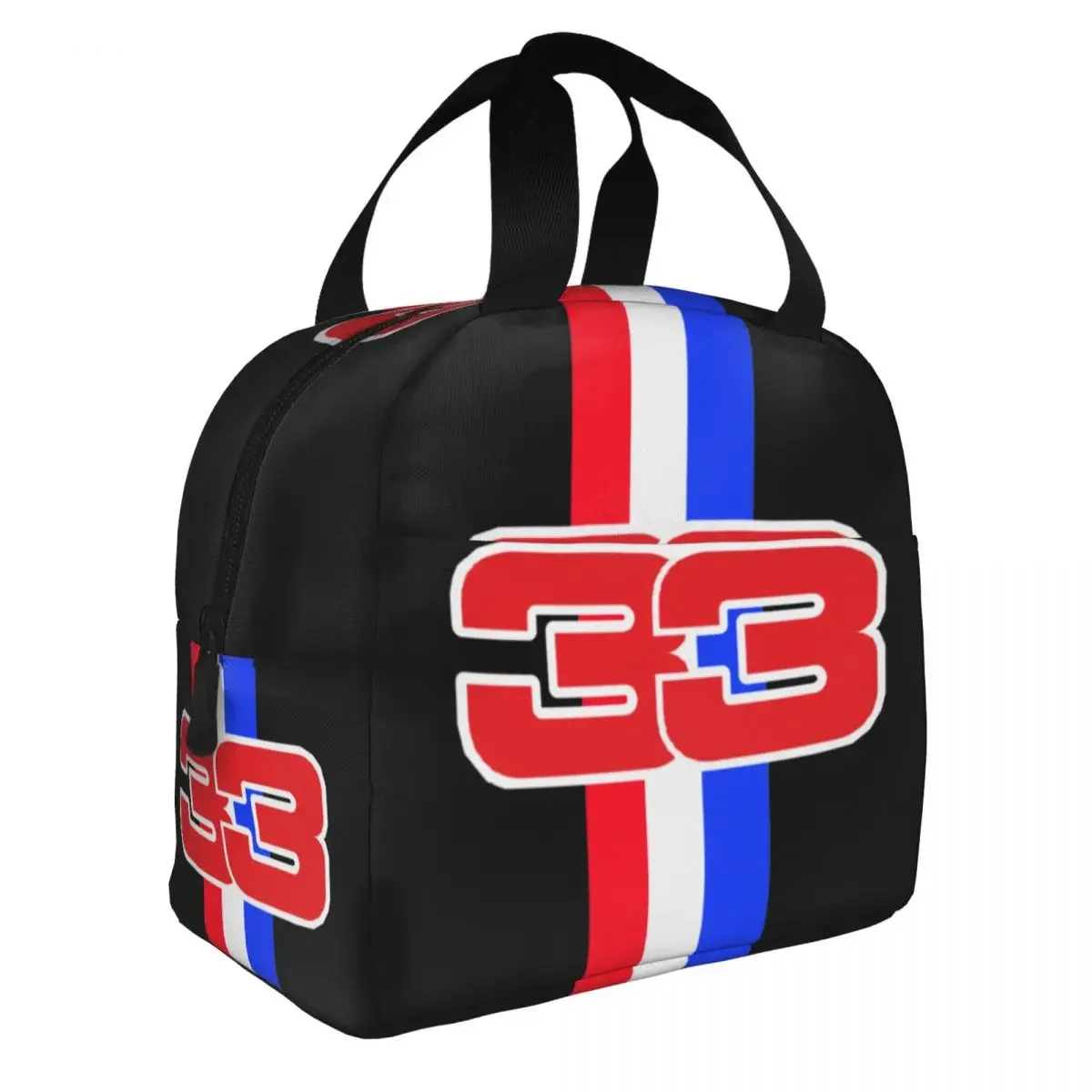 Dutch Racing Driver Verstappens Insulated Lunch Bag for Women Leakproof Thermal Cooler Bento Box Beach Camping Travel