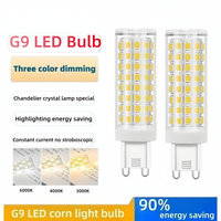 Upgraded G9 LED light AC220V 5W 7W 9W 12W 15W Ceramic SMD2835 LED bulb Warm/cold white spotlights replace halogen lamps