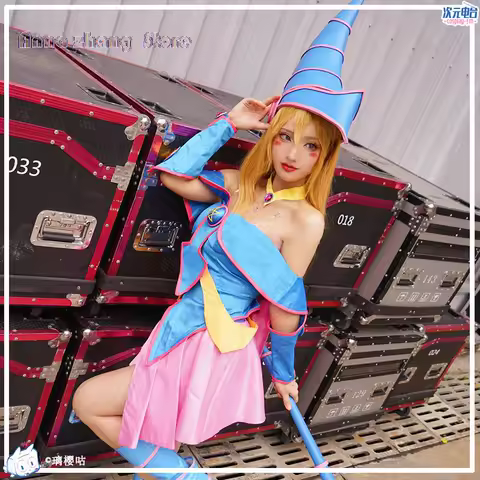 Yu-Gi-Oh Women Costume Cosplay Anime Full Set Magician Costumes for Role-playing Games Genshin Impact Women's Woman Custumes