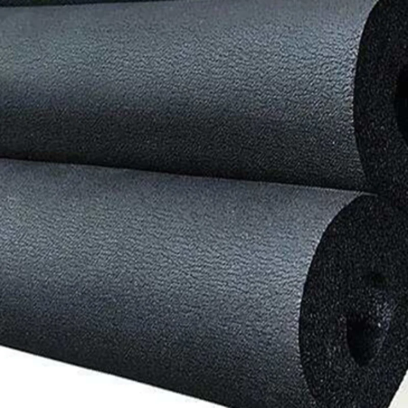 1.8M Sponge Rubber Pipe Black Waterproof Pipeline Holder Thermal Insulation Tubular Protective Sleeve For Air Conditioning