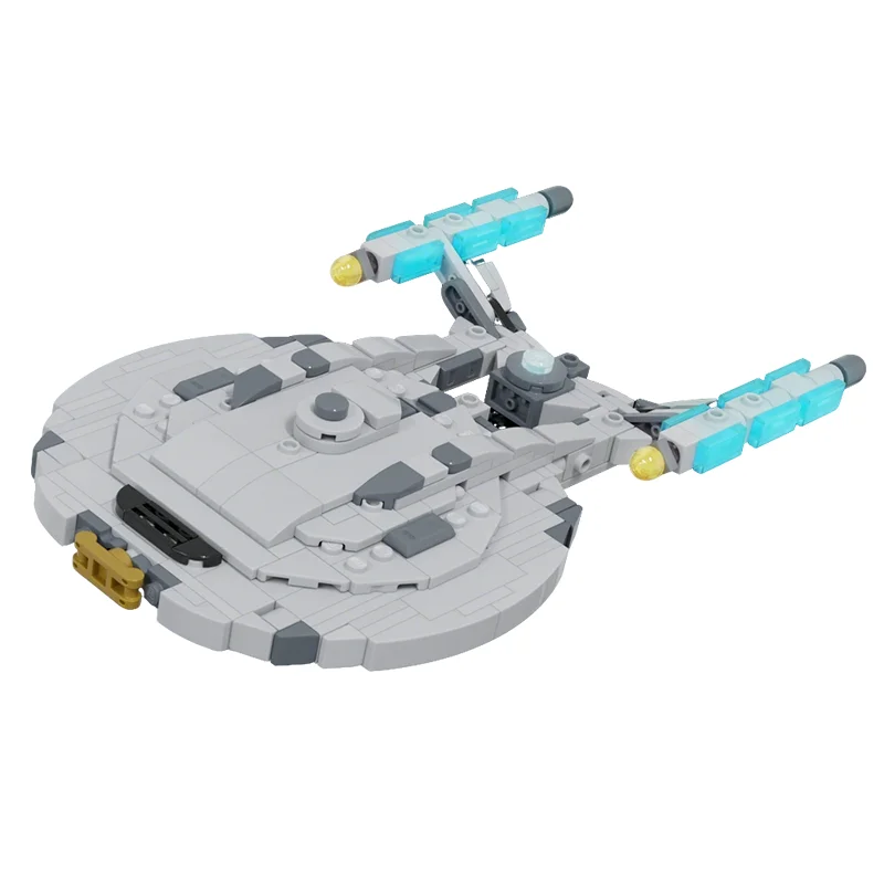 

366PCS MOC Space Exploration Nx Class Model Custom Building Blocks DIY Creative Ideas Assembly Display Gift Decoration Home Set