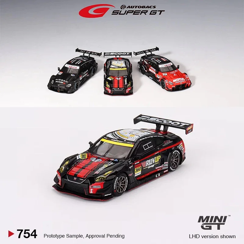 MINIGT 1:64 Model Car GT-R NISMO GT3 #360 Tomei Sport 2023 Super GT SERIES #754