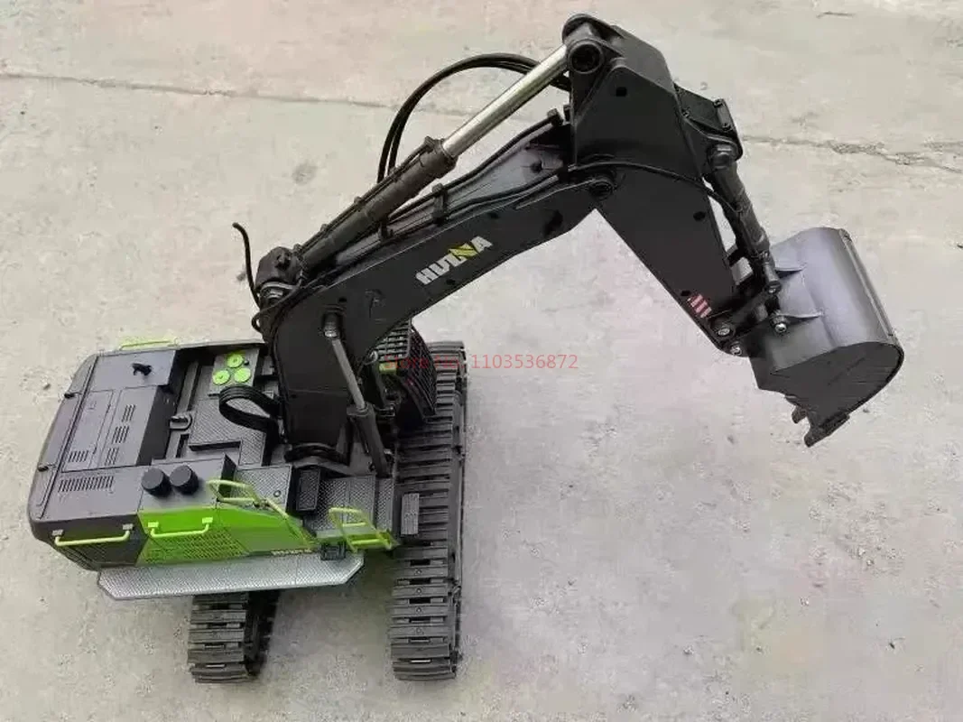 22 Channel Huina 593 22 Channel Multifunctional Screw Drive Alloy Excavator Model Engineering Vehicle Track Toy