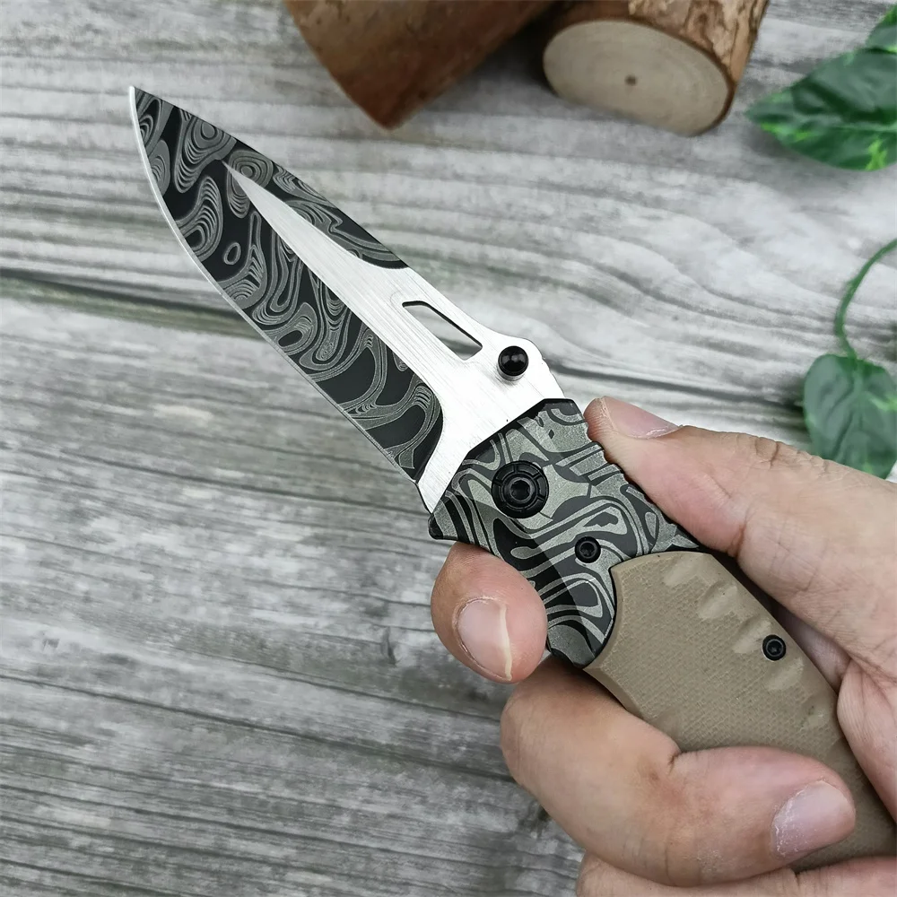 Tactical G10 Handles Folding Pocket Knife 5cr13mov Blade Hunting Knife Camping EDC Survival Hunting Knifes Self Defense Tools