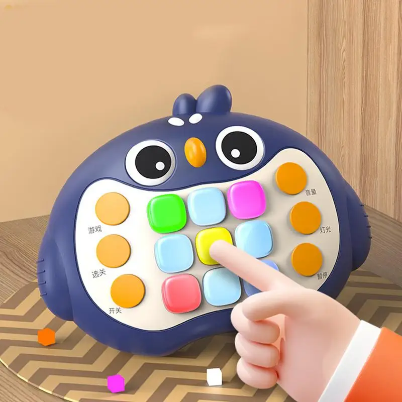 Jeu de console à pousser rapide avec lumière, jouets mentaires oriels Fidget, jeux à pousser rapide, déterminer