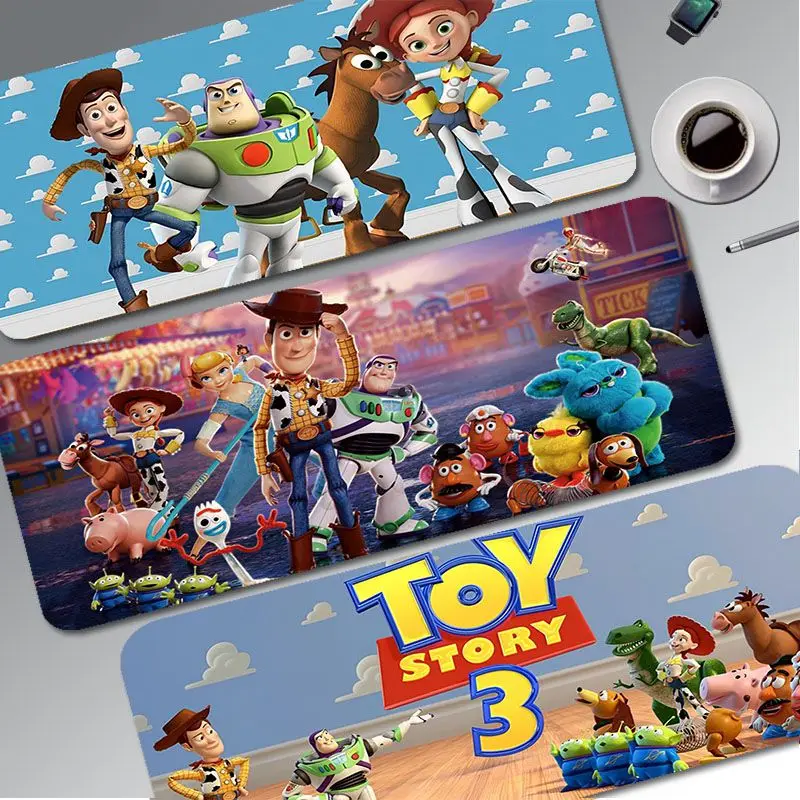 Disney Cute Cartoon Toy Story Large XXL Gaming Laptop Computer Desk Mat Mouse Pad Mouse Mat Notbook Gamer For PC Gamer Mousemat