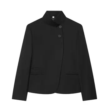 Women's Autumn Blazer with Pockets 6 Women's Autumn Blazers Blouse 2026 New Fashion Young Women's Elegant Travel Holiday Jackets Spring Street Sarm Blazers Jackets 6