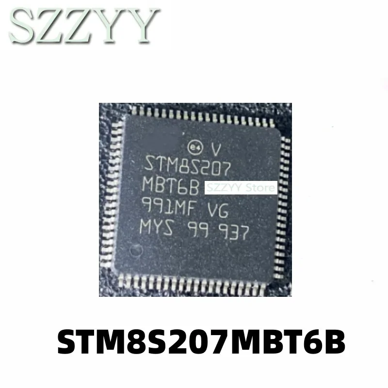 5PCS STM8S207 STM8S207MBT6B QFP80 pin mount MCU microcontroller chip