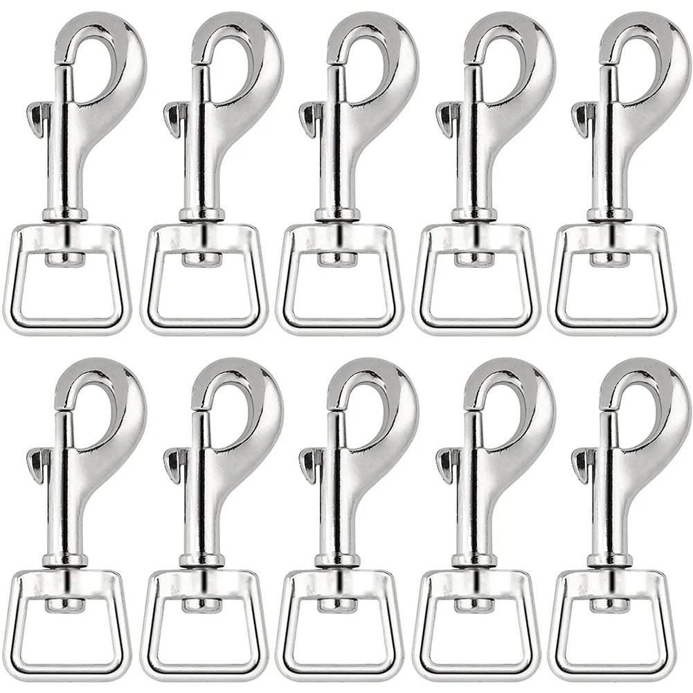 

20Pc Snap Hooks for Dog Leash Collar Linking, Heavy Duty Swivel Clasp Eye Bolt Buckle Trigger Clip for Spring Pet Buckle