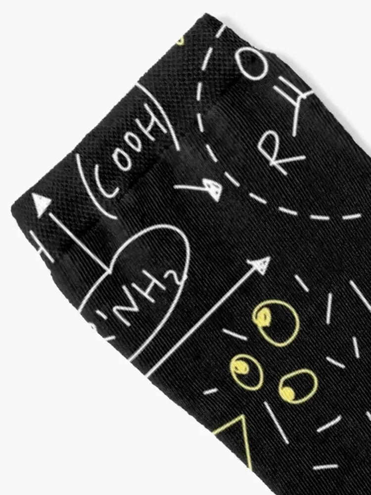 Chemistry / Science on School Blackboard Socks hiphop Toe sports anti-slip christmas stocking Woman Socks Men's