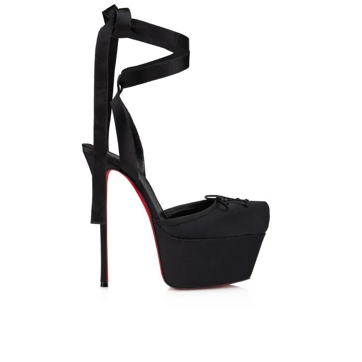 

Summer New Style Women's Back Air Stiletto Sandals Square Headband Butterfly Wedding Party Ballet High Heels