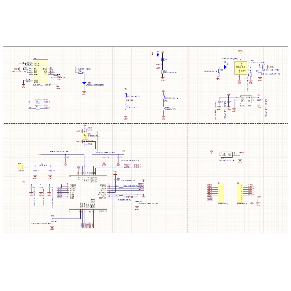 ESP32-H2 SuperMini مجلس التنمية متحكم برمجة التعلم تحكم اللوحة الأساسية #4