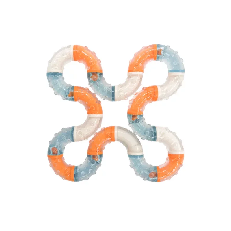 Tangle Official Soothing Series Pink Lavender Orange Fidget Toy Calming Anxiety ADHD Focus Training Finger Sensory Play In Stock