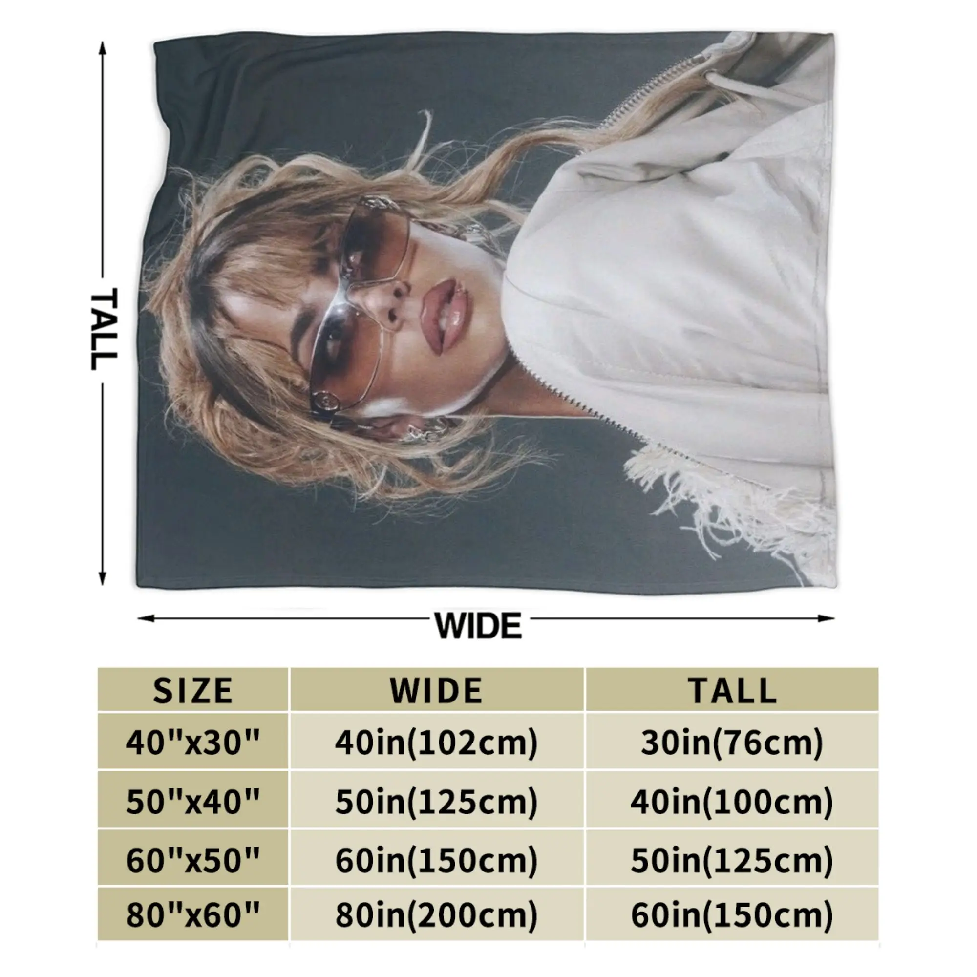 مريحة المغني تيني ستوسيل فوديرا ألبوم بطانية ميرش غرفة الزخرفية رمي البطانيات خفيفة الوزن الفانيلا للسيارة #5