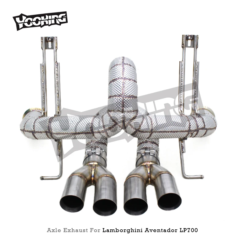 YD Stainless Steel Axle Back For Lamborghini Aventador LP700/LP750SV 6.5L 2011-2016 New Design Supersport F1 Sound Catback