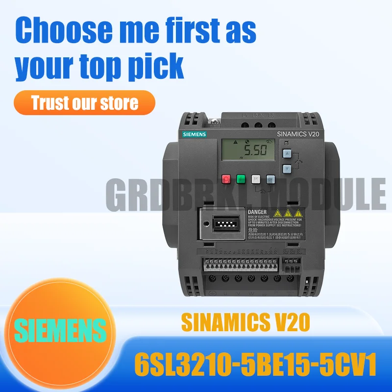 

NEW Original SIEMENS 6SL3210-5BE15-5CV1 SINAMICS V20 inverter