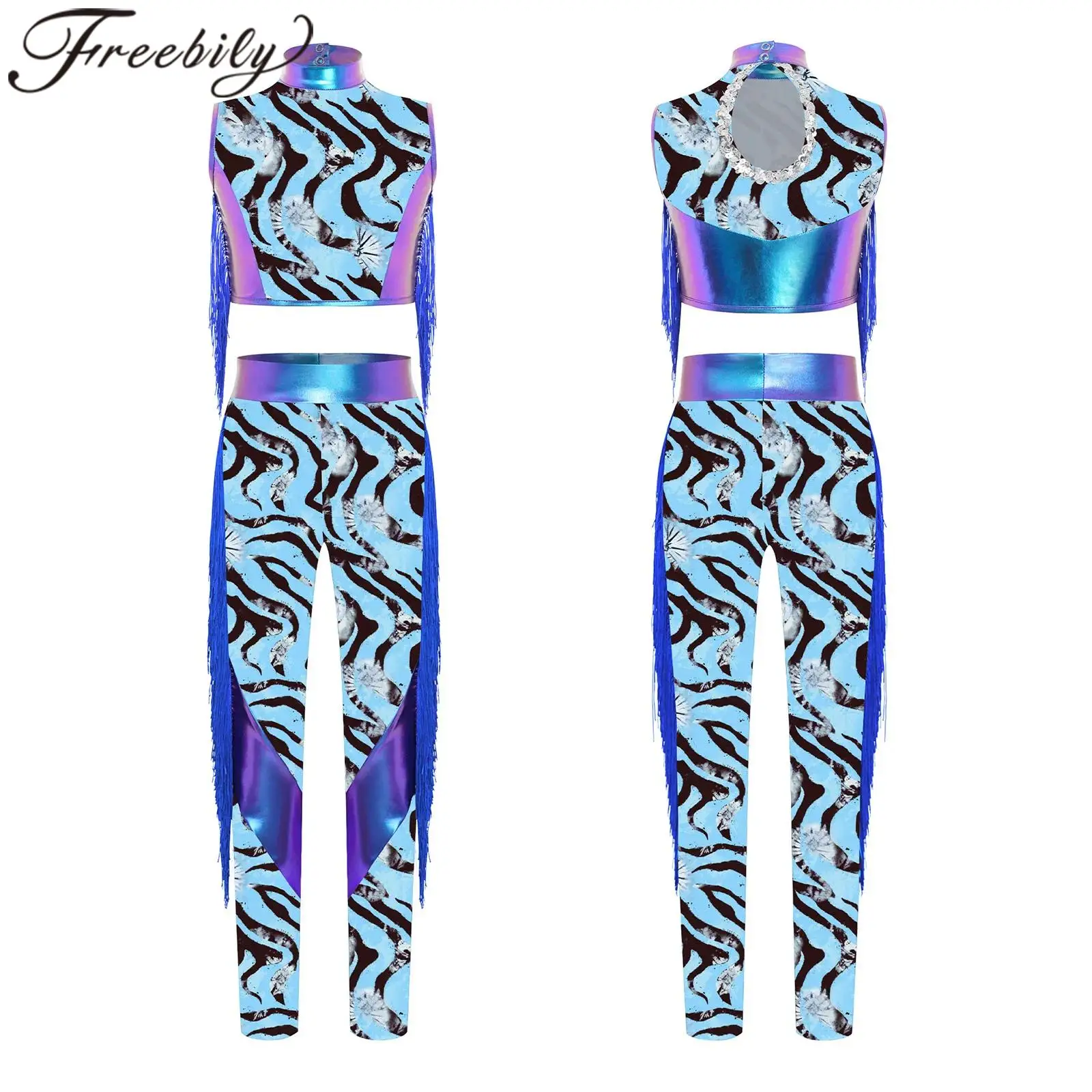 

Детская одежда для дискотеки в стиле хип-хоп, костюм для джазовых танцев, комплекты одежды для танцевальной вечеринки в стиле хип-хоп, детские танцевальные костюмы с принтом для девочек