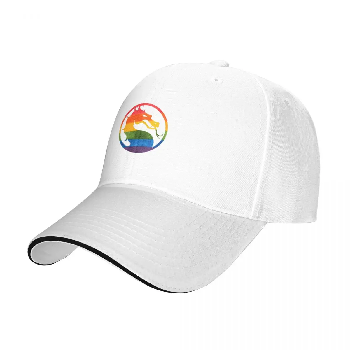 

Mortal Kombat Pride Month Dragon Logo Shirt Baseball Cap Gentleman Hat hard hat dad hat For Women Men's