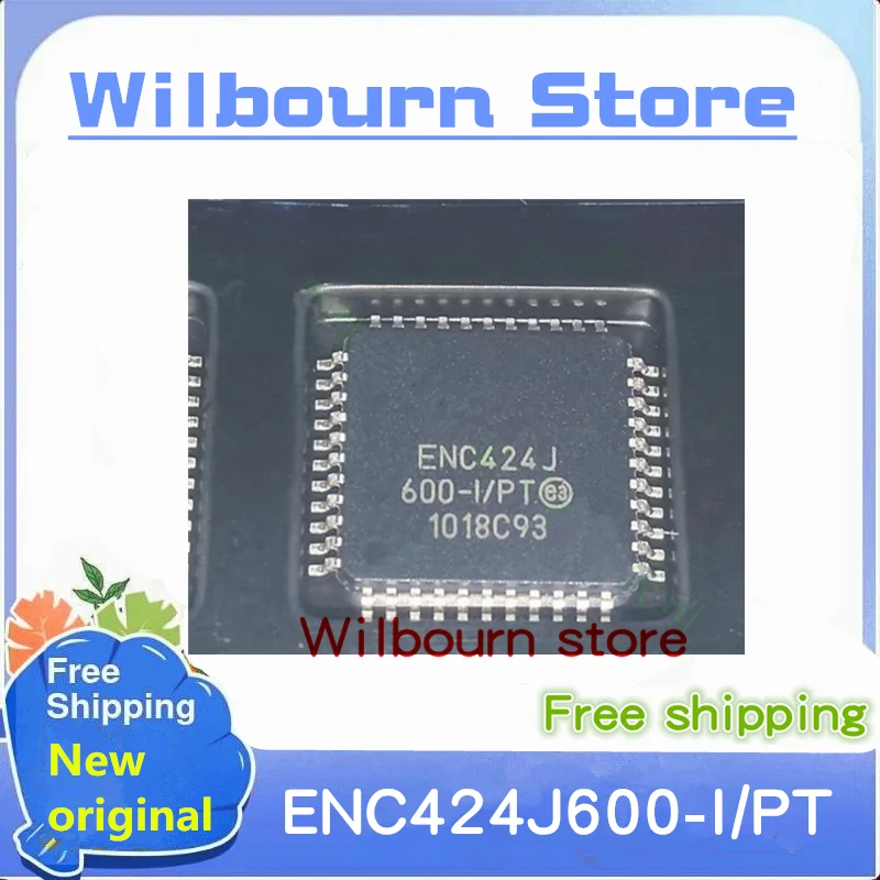 

10PCS~50PCS/LOT ENC424J600-I/PT ENC424J600T-I/PT ENC424J 600-I/PT TQFP-44 Mxsyuan 100% New original