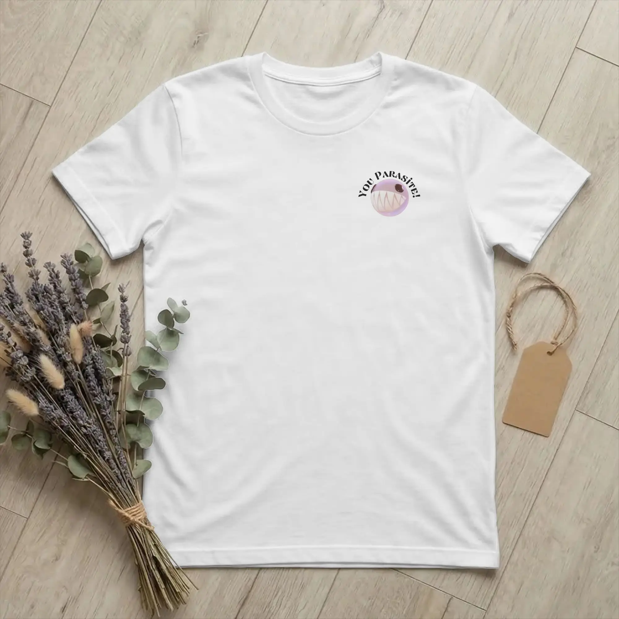 Digits' Circus Bubble You Parasite T Shirts for Men Pure Cotton Casual T-Shirts Funny Quote Tee Shirt Short Sleeve Tops Original