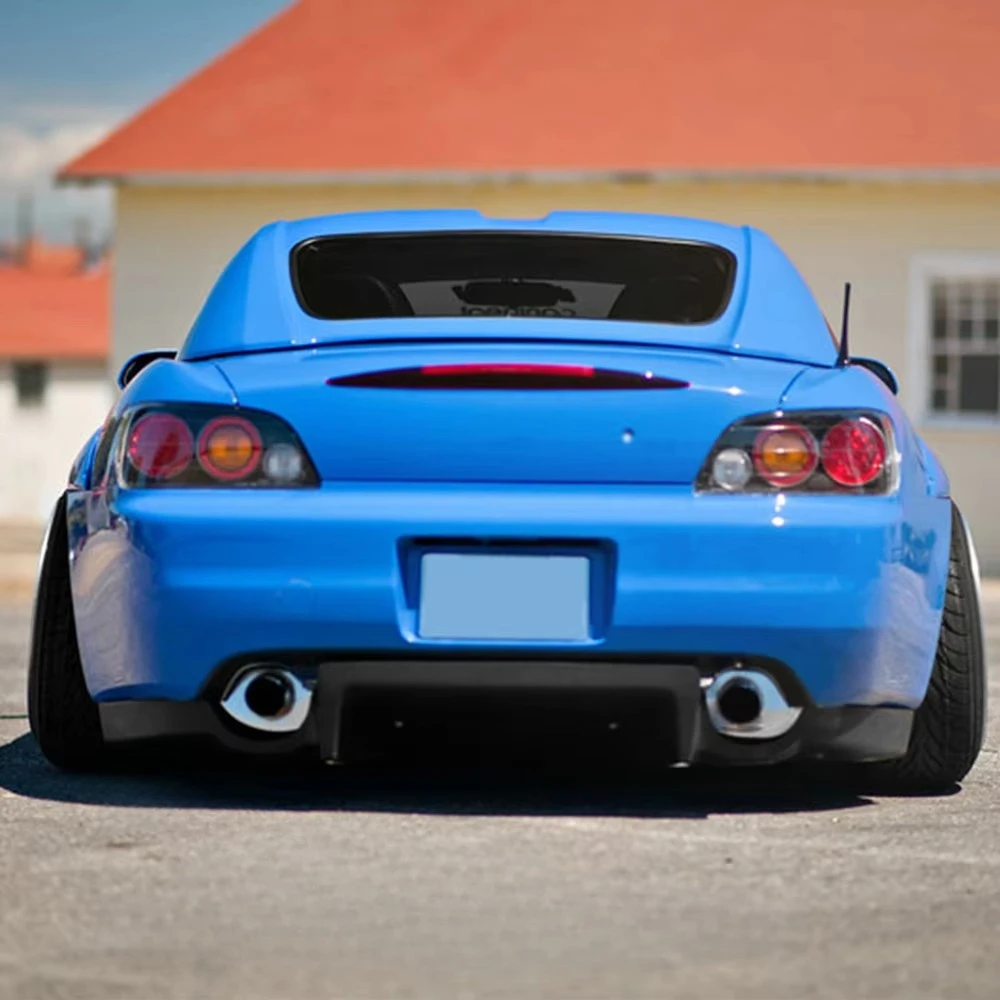 ناشر خلفي لـ H-on-da S2000 JS Style FRP Unpaint Racing R-ear Bumper Lip Under Diffuser