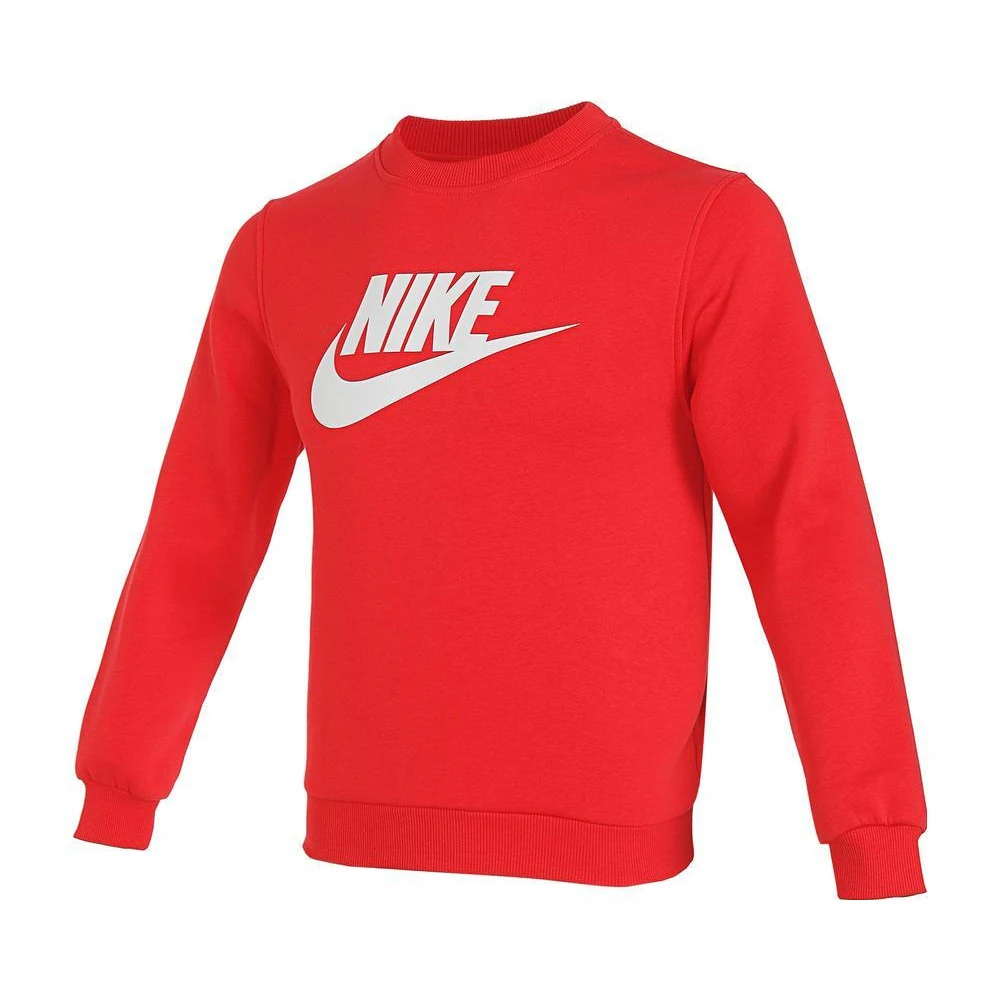 نايك 2025 الأولاد K NSW CLUB FLC CREW LS HBR محبوك هوديي FD2992-657 #2