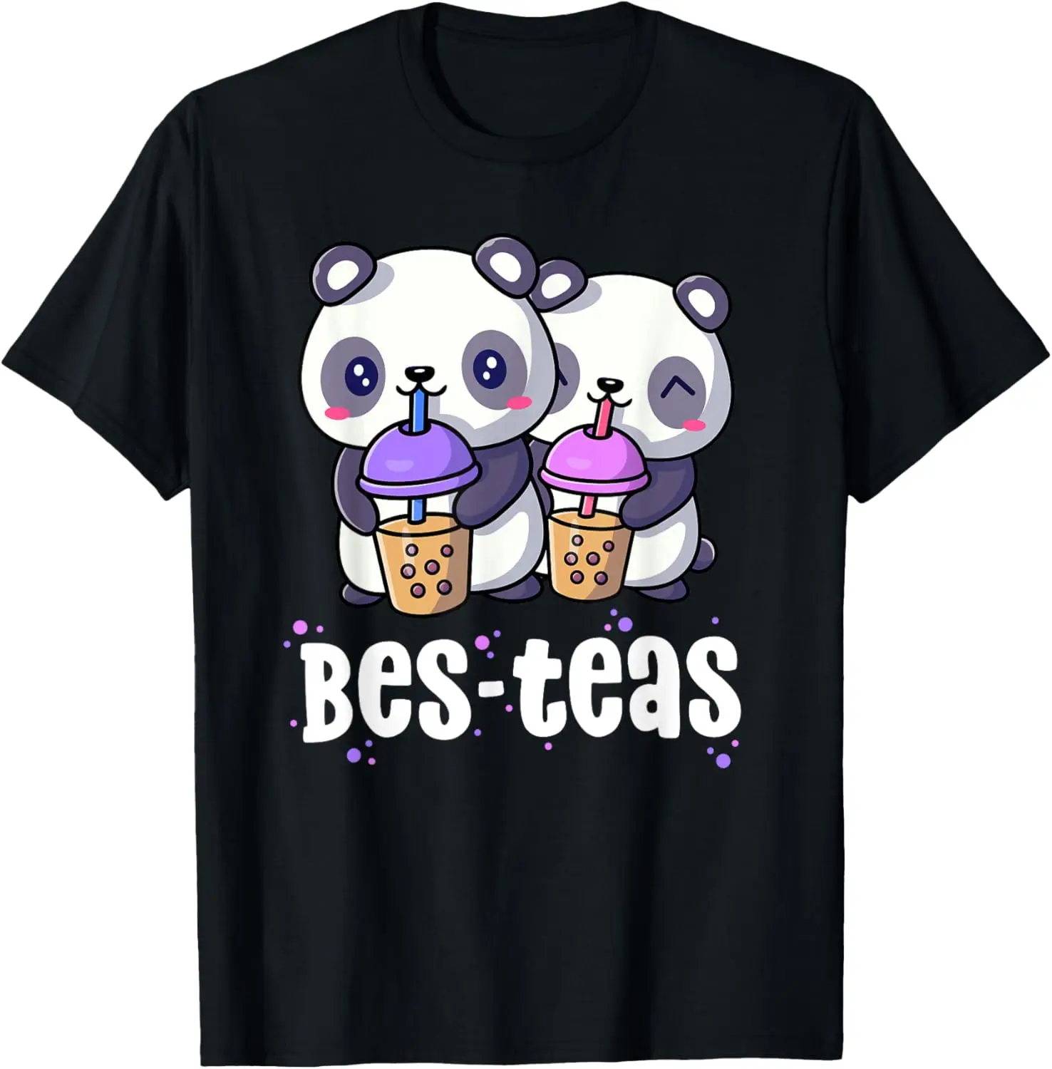 Camisa Boba Mujeres Niñas Bes Tés Kawaii Panda Bubble Tea