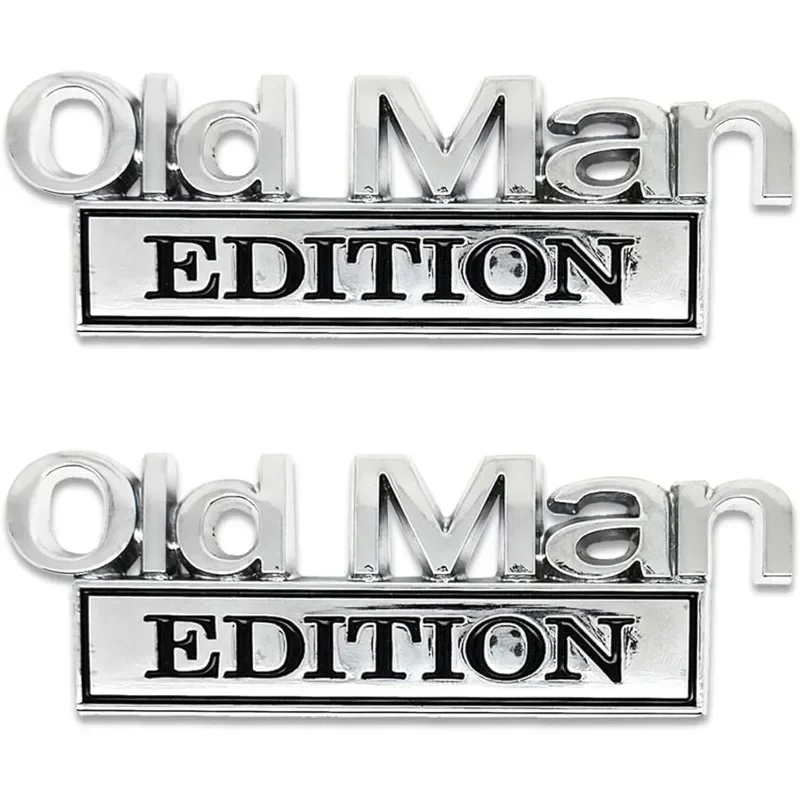 1/2 قطعة إصدار سيارة عتيقة معدنية ثلاثية الأبعاد شعارات سيارة مقاومة للماء ومقاومة للصدأ مناسبة لواقيات الطين/الباب الخلفي/المصدات