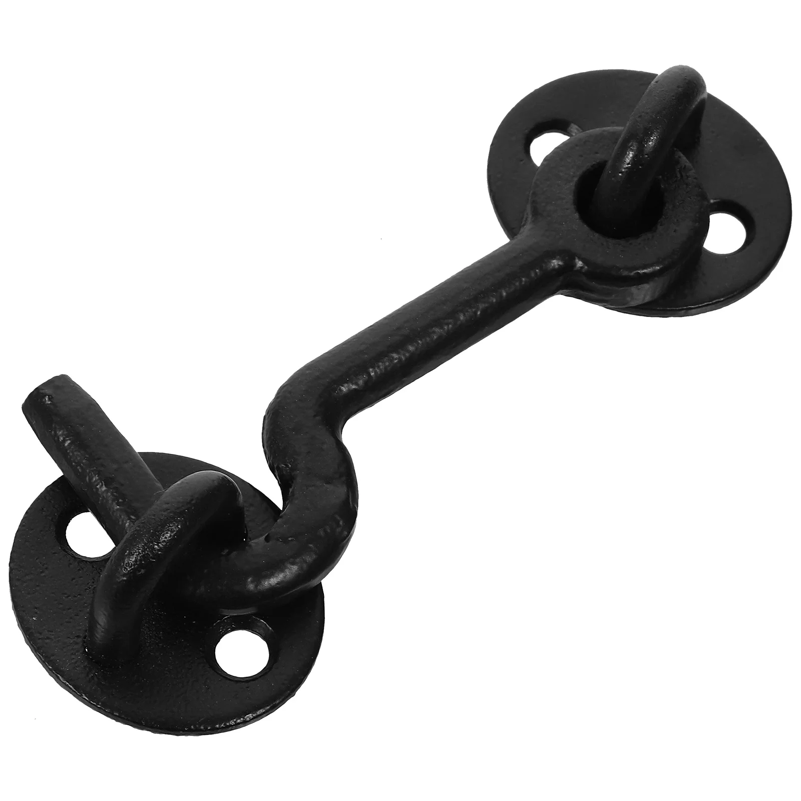 

1 Set Cast Iron Style Hooks Rust Resistant Heavy Duty Wall Mount For Coat Hat Bag Hanging Screws Hardware Door Latch Lock Window