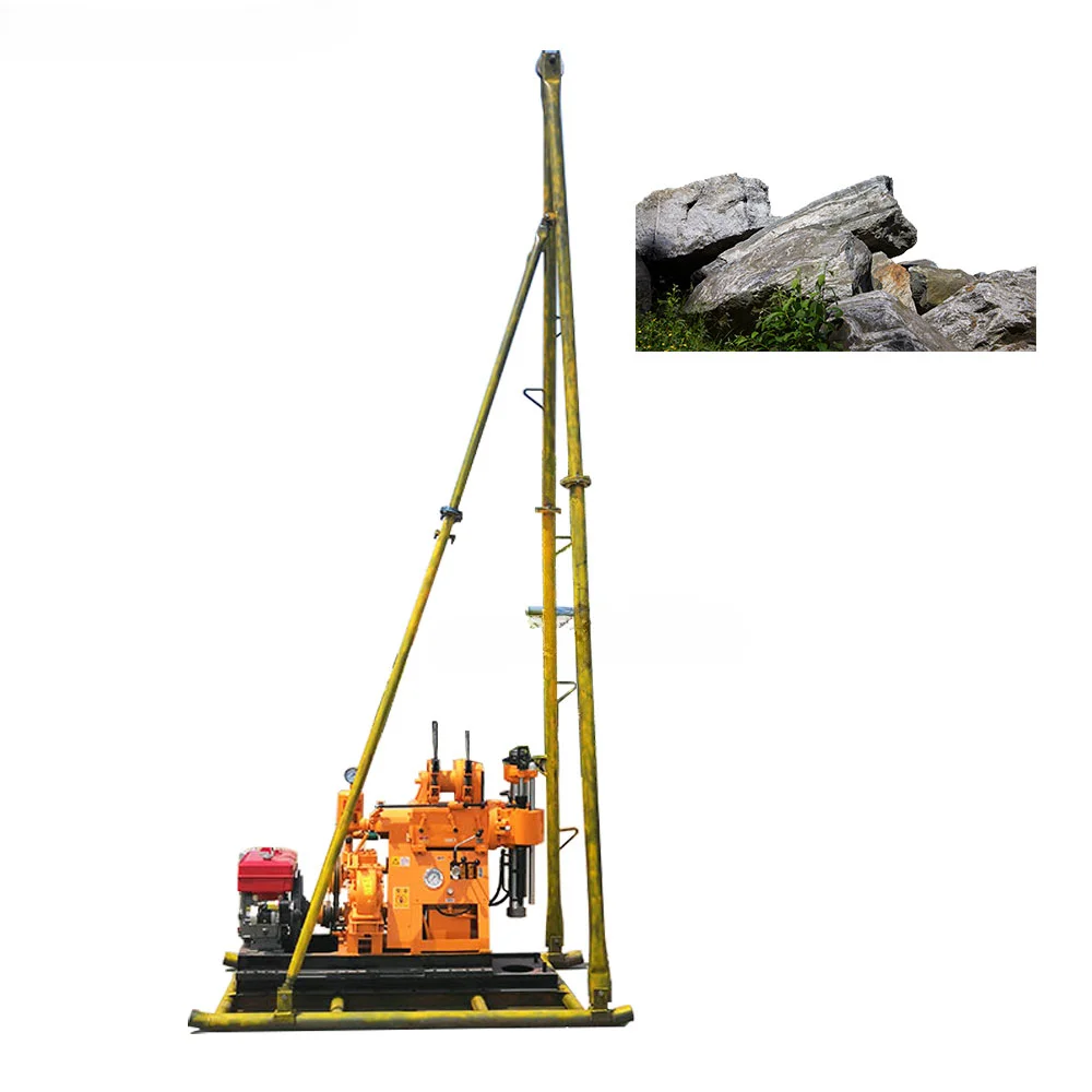 Rock Style Gold Drilling Machine Mining Small Drilling Machine For Water Well  Electric Motor Mine Borehole Equipment