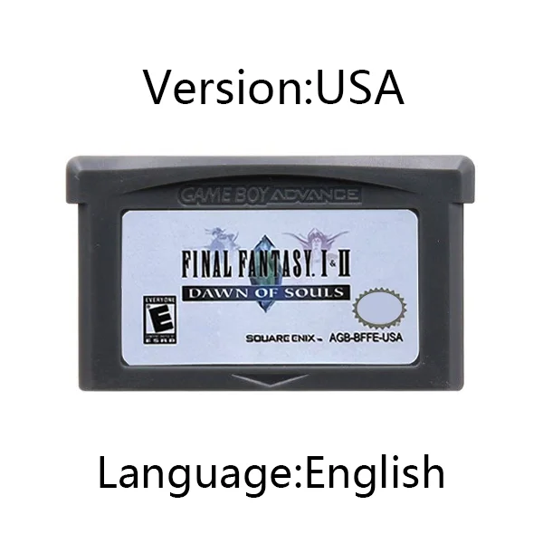 ตลับเกม Final Fantasy Series GBA, การ์ดเครื่องเล่นวิดีโอเกม32บิต, ยุทธวิธี, รุ่งอรุณล่วงหน้าของวิญญาณสำหรับ GBA/NDS