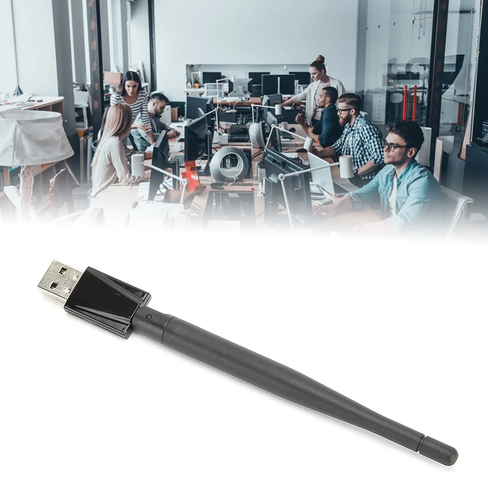 

Network Adapter Network Card WIFI Receiver W81 Wireless Network Card Portable WIFI Receiver Laptop Accessory RTL8188 for Android